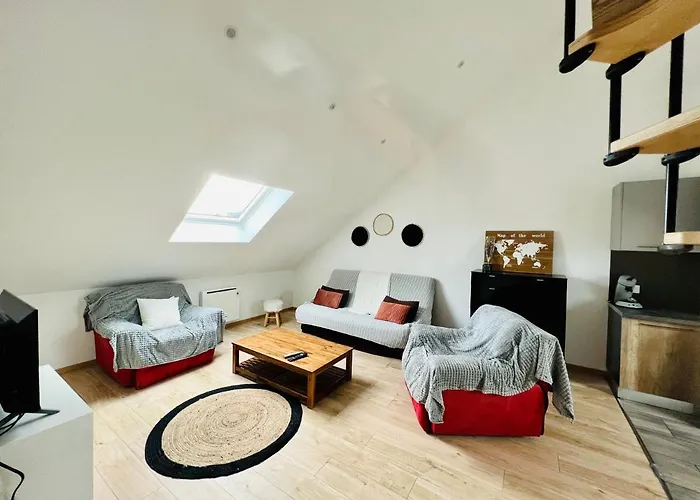 Grand Appartement 2 Chambres Wifi Proche Cattenom & Luxembourg Un-Sejour-A-Part